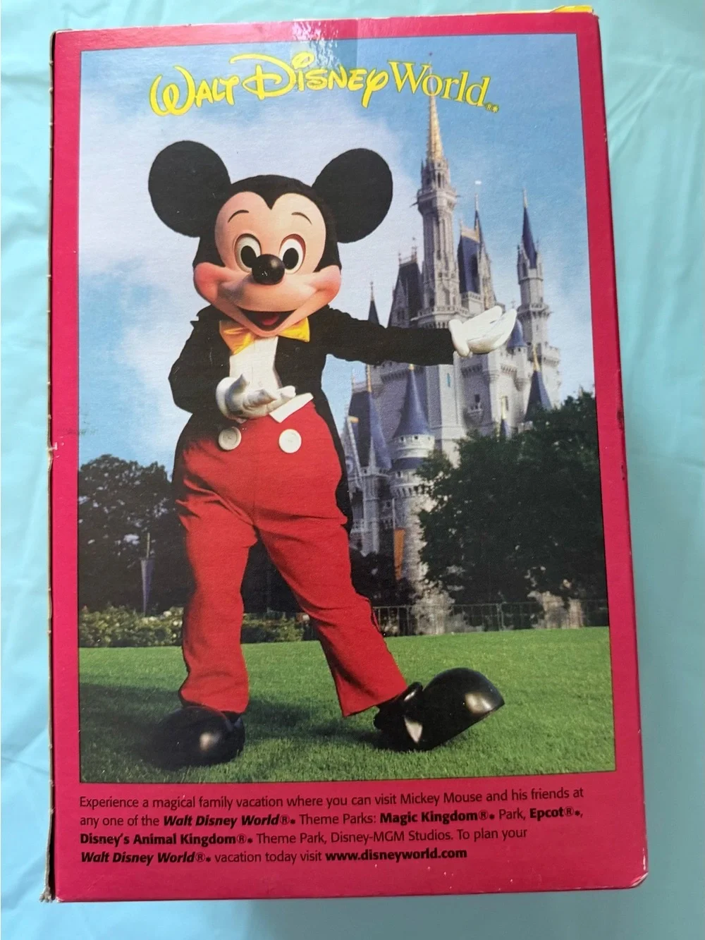 2002 Walt Disney World Mickey Mouse Figure - Red/Black/Yellow